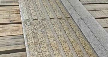 宜昌黄金麻盲道石 盲条