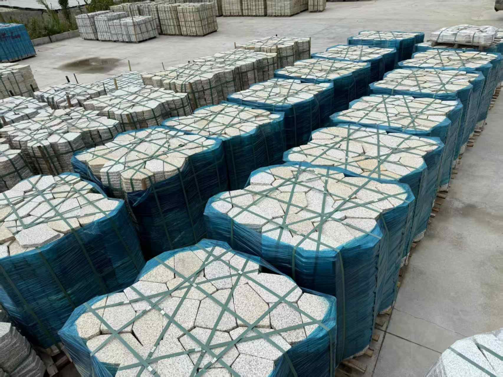 宜昌黄金麻冰裂纹 碎拼