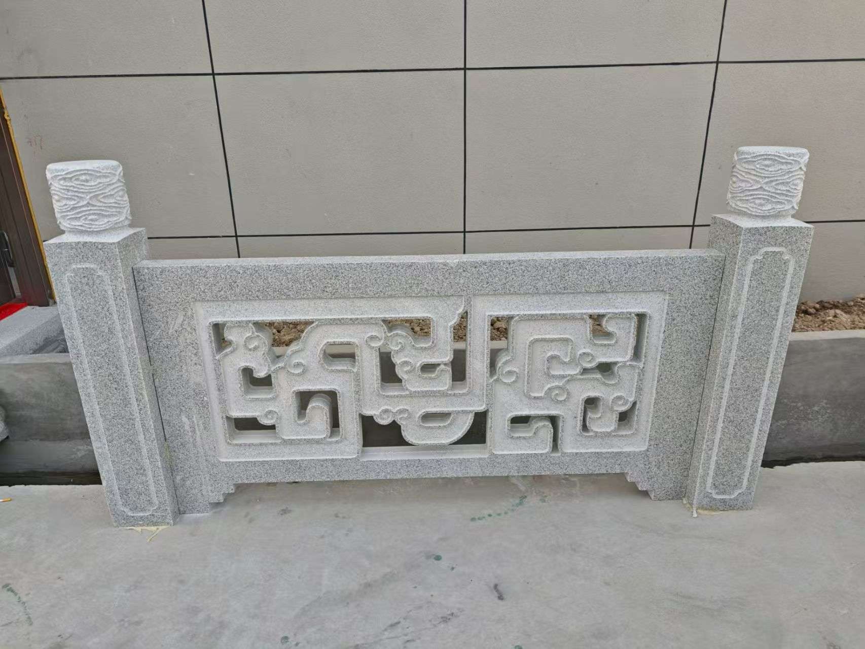 宜昌芝麻白河道栏杆 桥栏杆