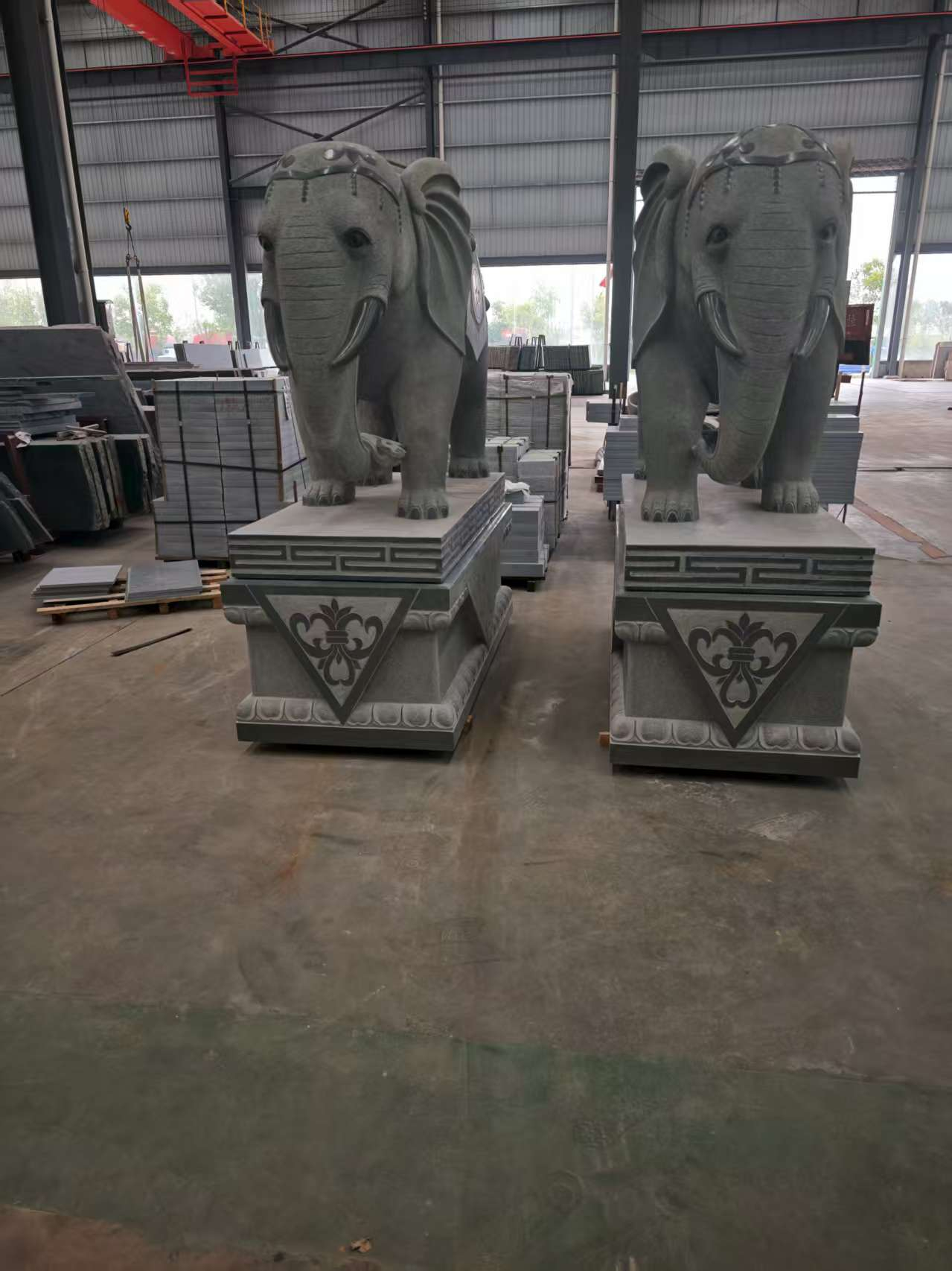 宜昌芝麻灰花岗岩对象 芝麻白芝麻灰大象