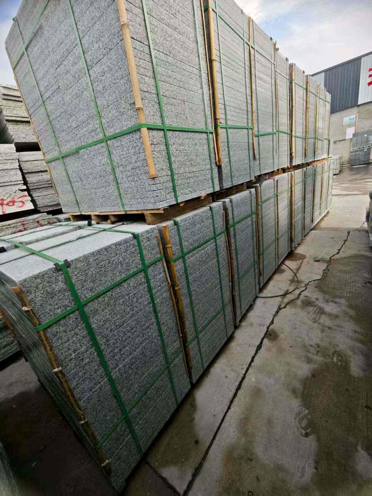 宜昌芝麻白地铺版 石材地铺石